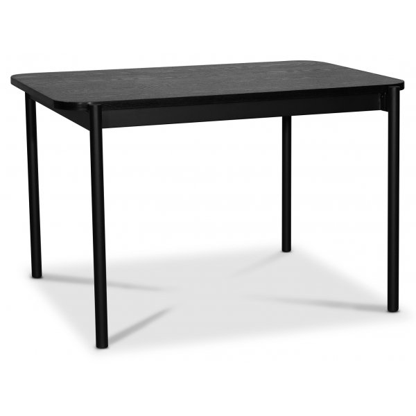 Wayne spisebord 120x80 cm - Svartbeiset eik
