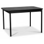 Wayne spisebord 120x80 cm - Svartbeiset eik