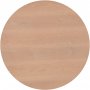 Rosvik rundt spisebord 120 cm - Hvitoljet eikefiner + Flekkfjerner for mbler