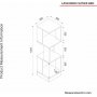 Levander plantehylle - Hvit