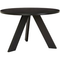 Fiona rundt spisebord 120 cm - Svartbeiset eikefiner Fiona rundt spisebord 120 cm - Svartbeiset eikefiner