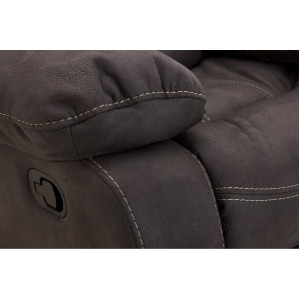 Cinema manuell 3-seters sofa - Grå Cinema manuell 3-seters sofa - Grå