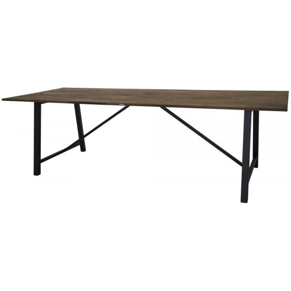 Spisebord Bohuslän 250 cm - Svart / Mørk Teak Spisebord Bohuslän 250 cm - Svart / Mørk Teak