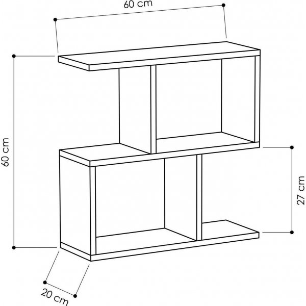 Mania sidebord - Hvit