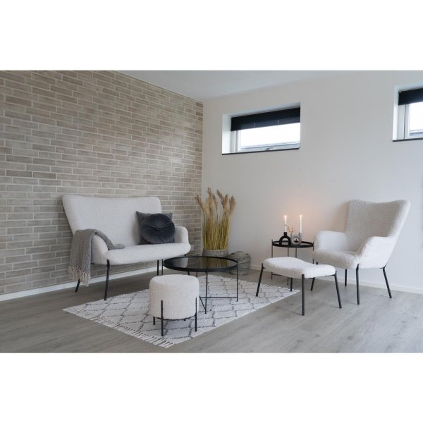 Venezia salongbord - Stl/Glass