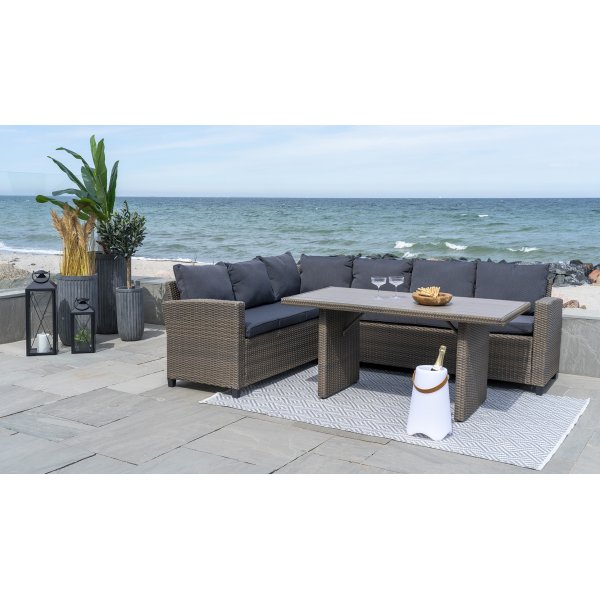 Monaco sofagruppe - Kubu/antrasitt
