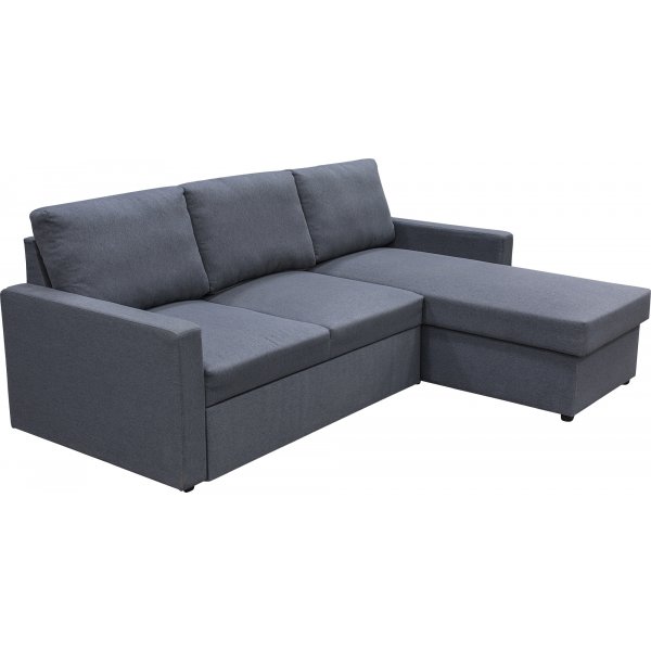 Dream divansofa med sengefunksjon og oppbevaring - Mørk grå Dream divansofa med sengefunksjon og oppbevaring - Mørk grå