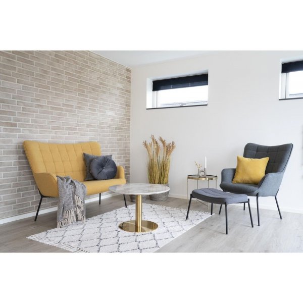 Glasgow lenestol - gr�/svart