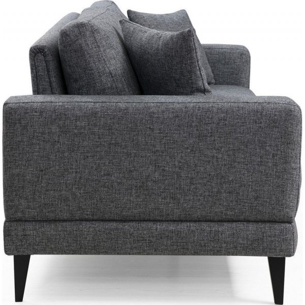 Lido 3-seters sofa - Mørkegrå Lido 3-seters sofa - Mørkegrå