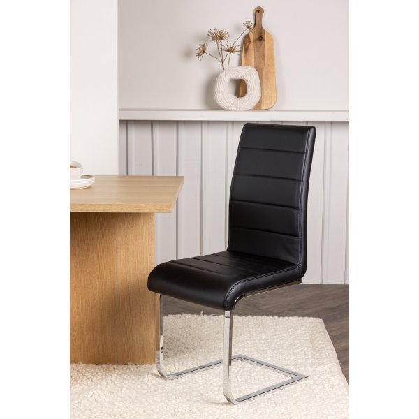 Tempo spisestol - Sort PU Tempo spisestol - Sort PU