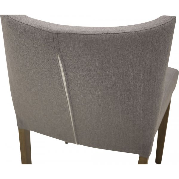 Spisestol Kevin - Valnøttsimitasjon / Grå Spisestol Kevin - Valnøttsimitasjon / Grå