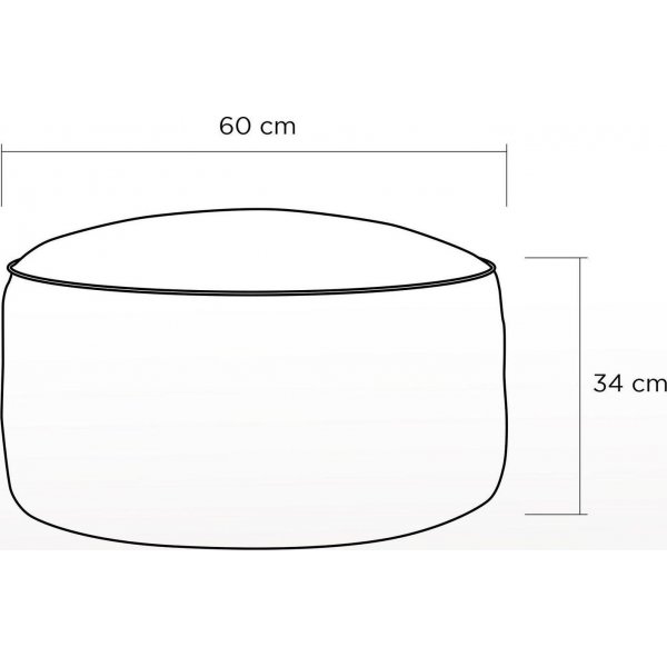 Dombi puff 26 - Flerfarget