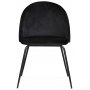 Plaza velvet stol - Svart