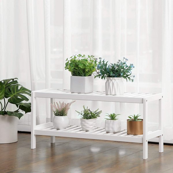 Japonica skohylle 70 x 33 cm - Hvit