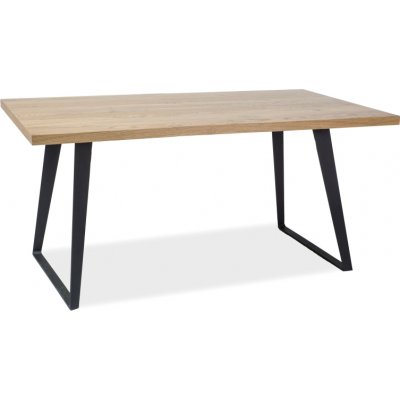 Falcon spisebord, 150 cm - Eik/svart