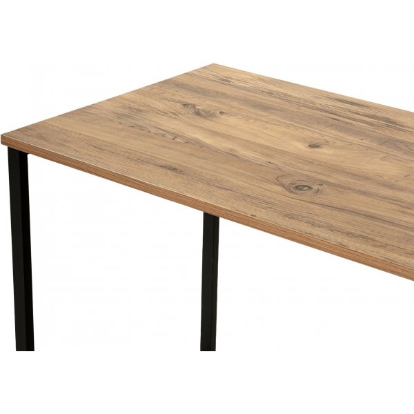 Twin skrivebord - Furu/svart Twin skrivebord - Furu/svart