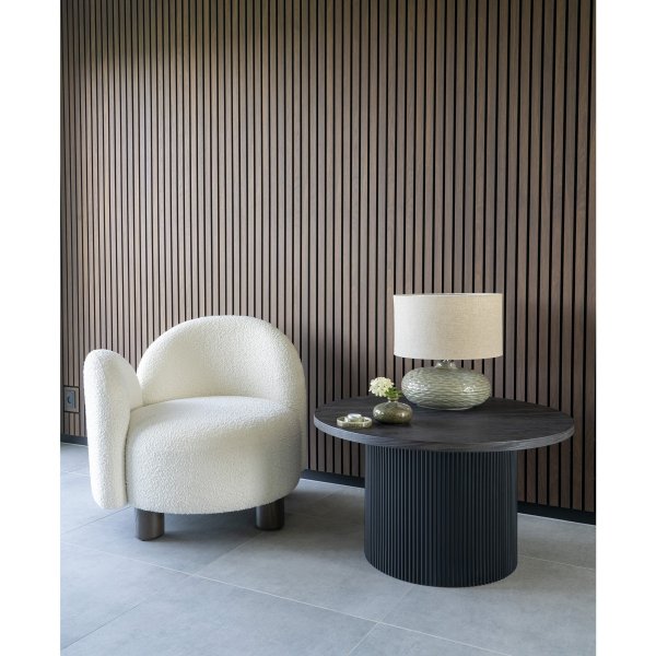 Honolulu lenestol Gul boucle høyre Honolulu lenestol Gul boucle høyre