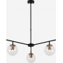 Atlas taklampe 10246 - Sort/antikk