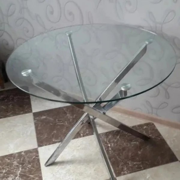 Kafbord Charlotte - Krom