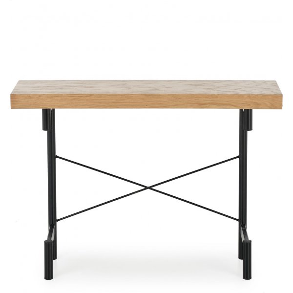 Dante avlastningsbord 106 x 30 cm - Eik/sort