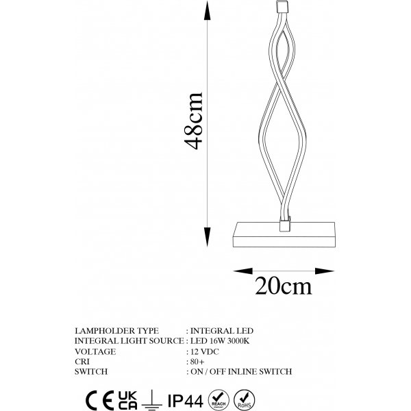 Zozo bordlampe - Gull Zozo bordlampe - Gull