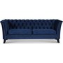 Chesterfield Liverpool 3-seter sofa - Bl flyel