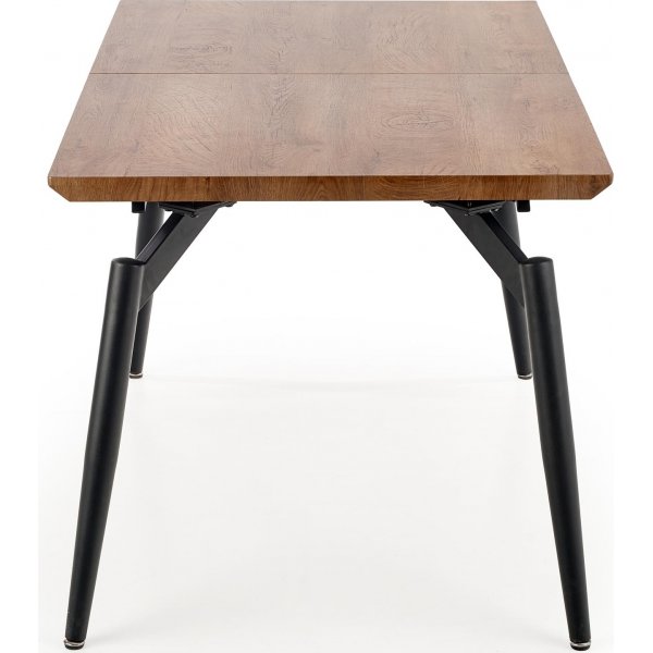 Mishi spisebord 140-180 cm - Eik/sort