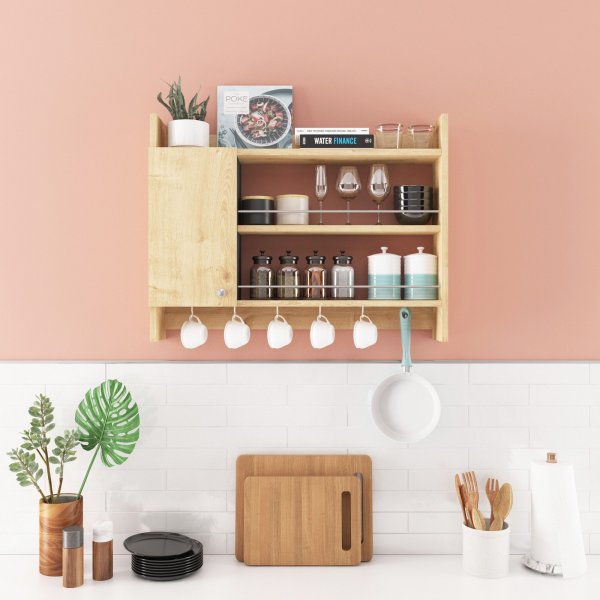 Knerr vegghylle - Eik