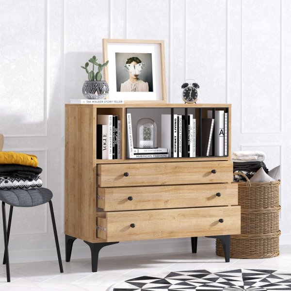 Nevada kommode - Eik