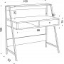 Quiz skrivebord - Eik