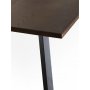Freddy spisebord, 240x95 cm - Brun eikefinr/svart metall