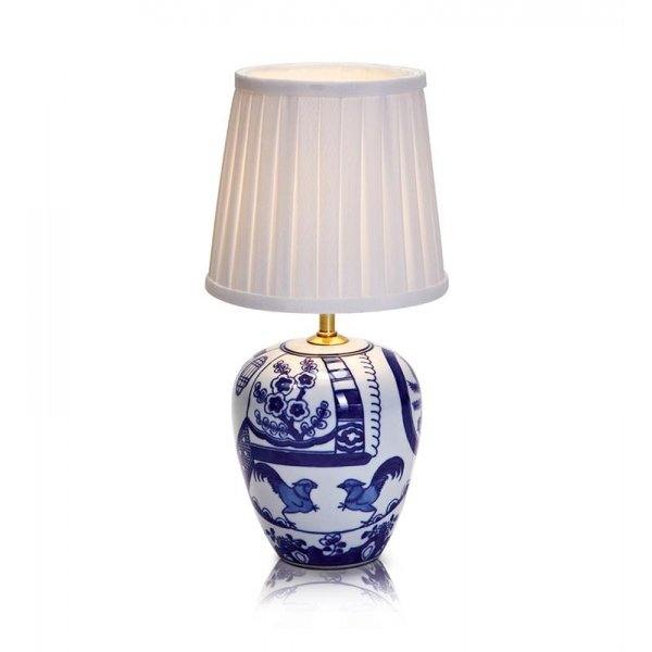 Gteborg Bordlampe 33 - Bl/Hvit
