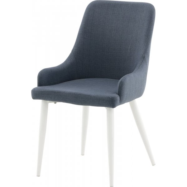 Paradis spisestol - Bl/hvit