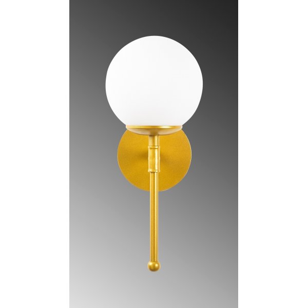 Mudoni vegglampe 953 - Gull/hvit