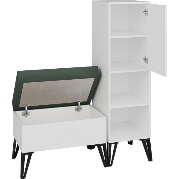 November hall mbler - Hvit/grnn