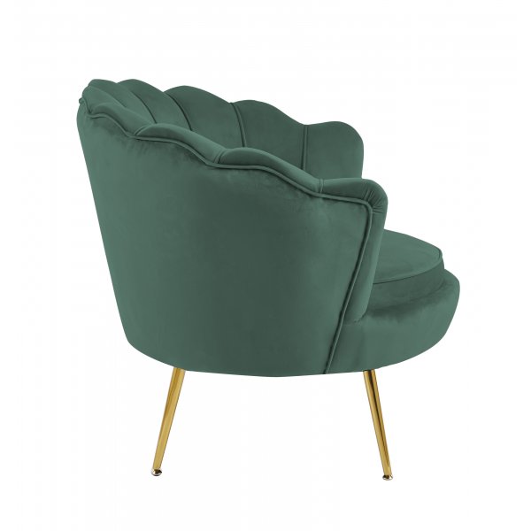 Lenestol grønn/messing - Kingsley Lenestol grønn/messing - Kingsley