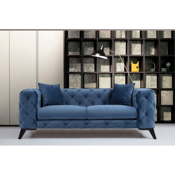 Como 2-seters sofa - Blå Como 2-seters sofa - Blå