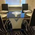 Kundebilde Spisestol Waltham - Sort/hvit