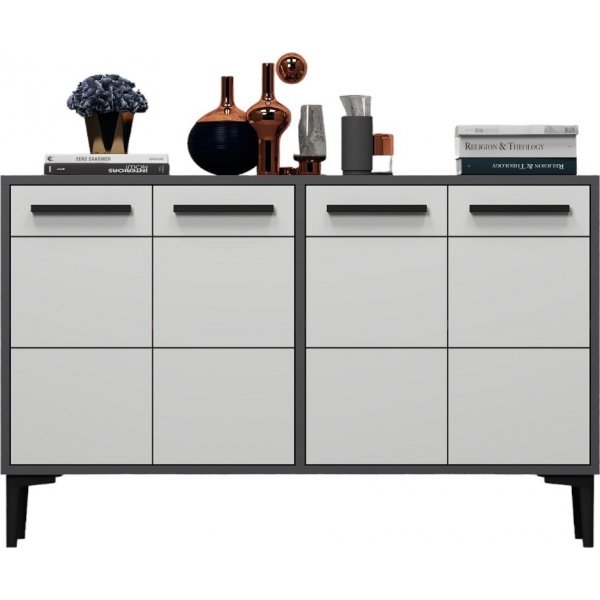 Stria skjenk - Antrasitt/hvit Stria skjenk - Antrasitt/hvit