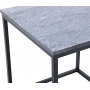 Accent sofabord 50 - Gr marmor/svart understell