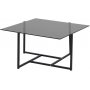 Salongbord Bivo - Svart / Glass