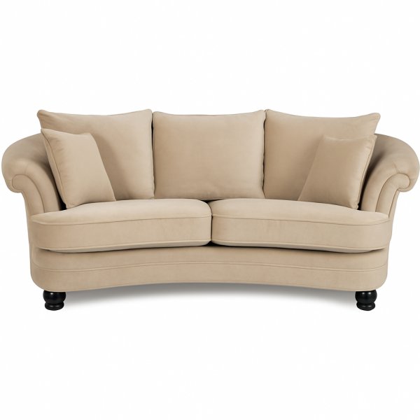 Buet sofa 235 cm beige trekk - Gustaf