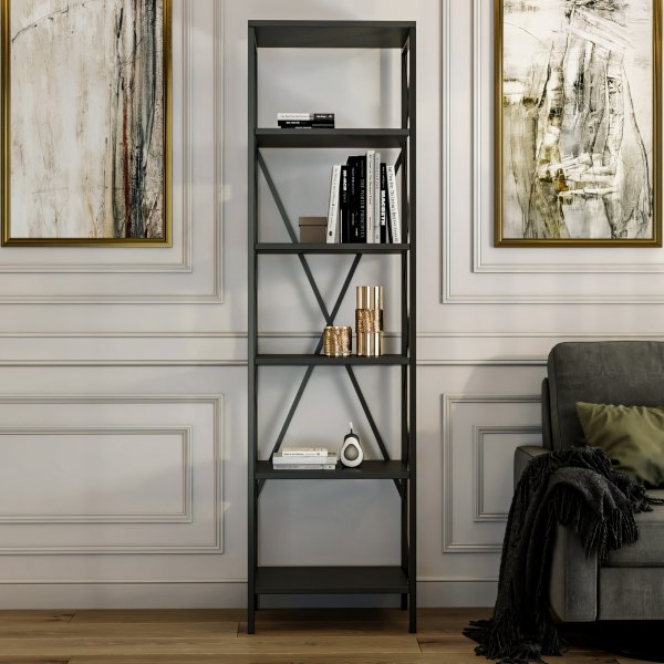 Catal bokhylle - Antrasitt/sort Catal bokhylle - Antrasitt/sort