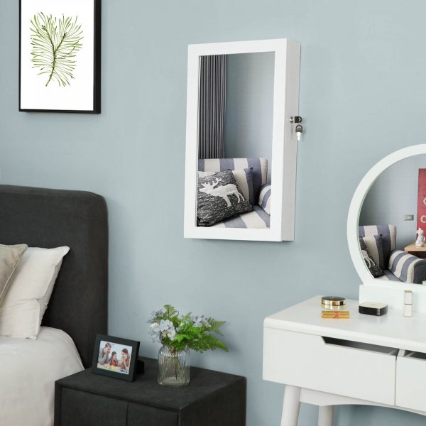 Onyx smykkeskap - Hvit Onyx smykkeskap - Hvit