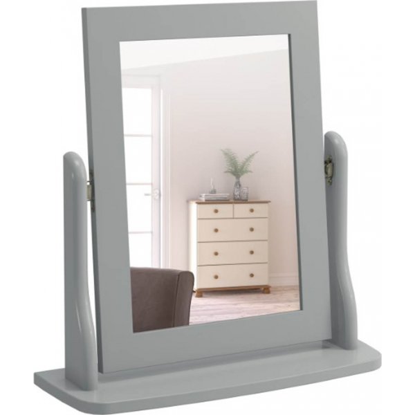 Barokk bordspeil - Grå Barokk bordspeil - Grå