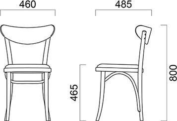 Polly spisestuestol - Hvilken som helst farge p� rammen