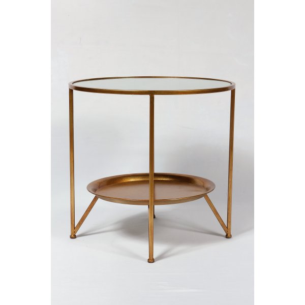 Basilika lampebord - Gull / Speil