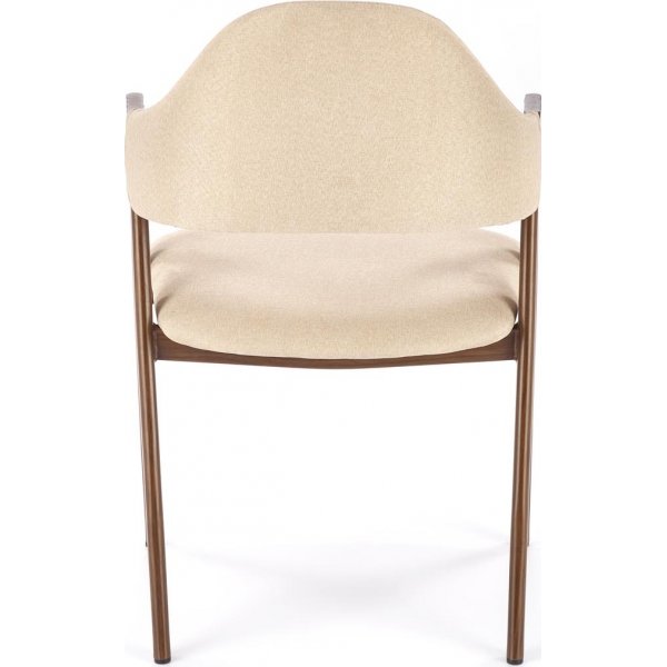 Spisestol valnøtt - Beige Spisestol valnøtt - Beige