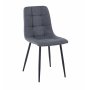 Delta spisestuestol - Grå/svart Delta spisestuestol - Grå/svart