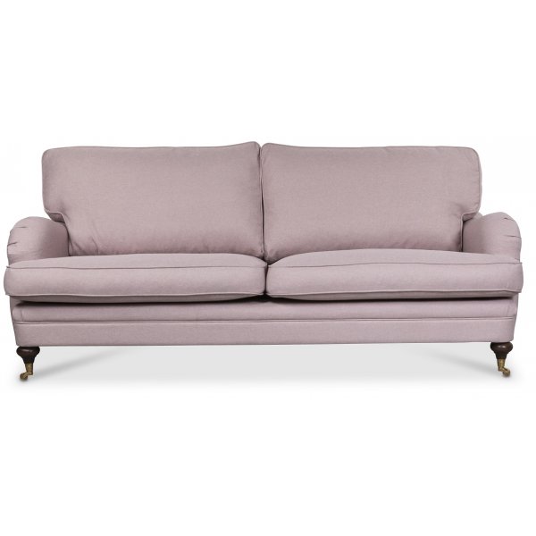 Howard London Premium 4-seters rett sofa - Rosa
